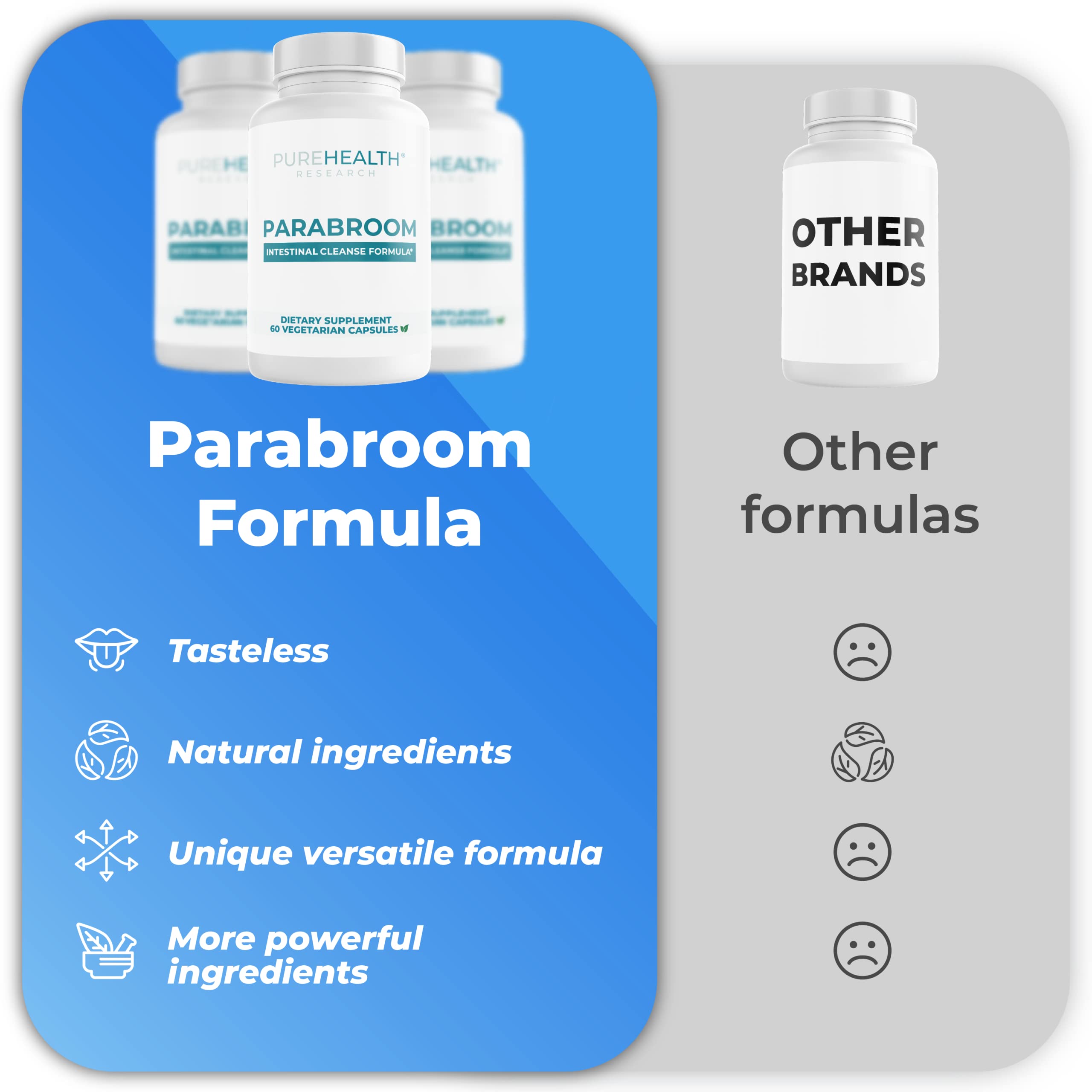 Parabroom box with capsules
