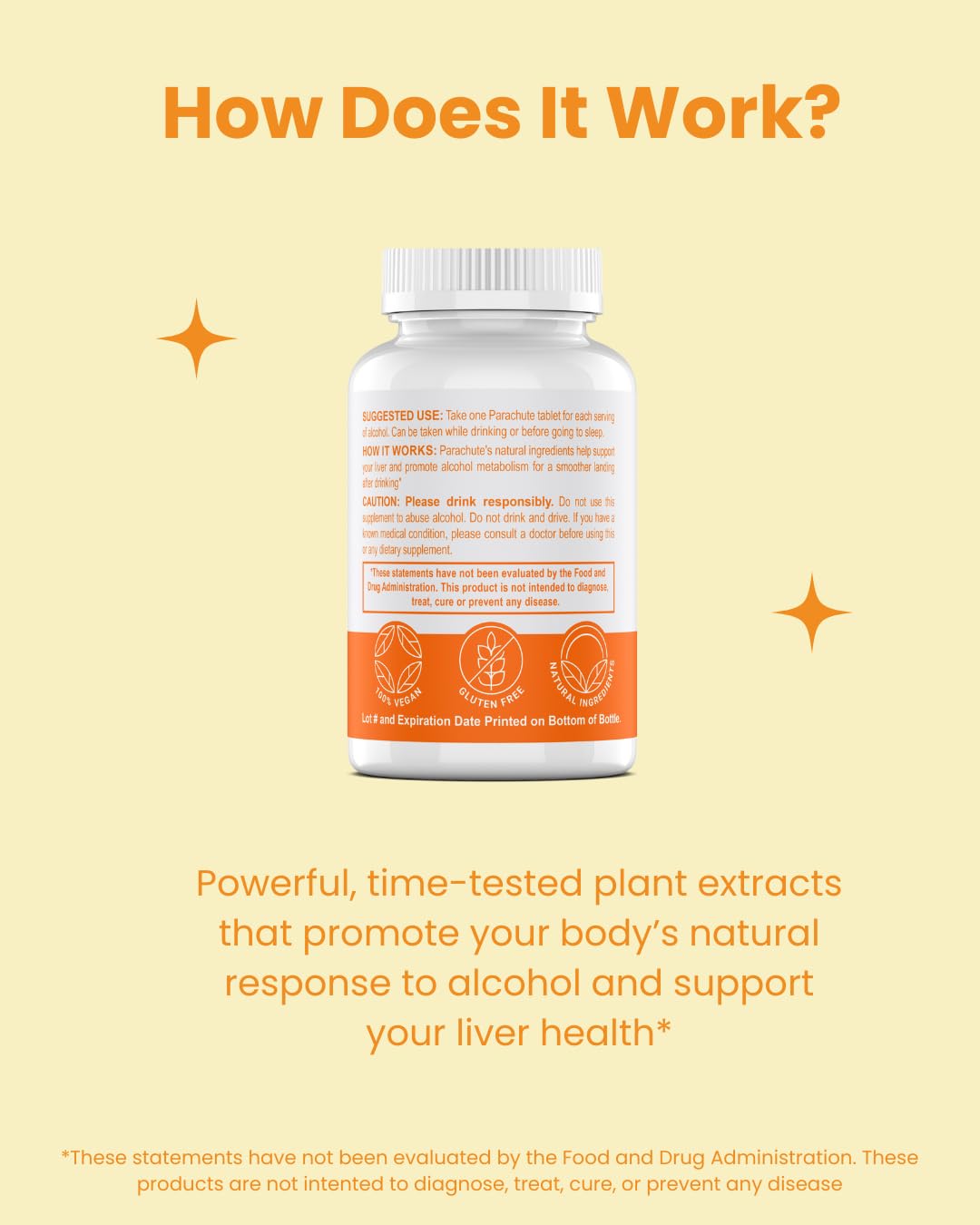 Parachute supports liver function and alcohol metabolism