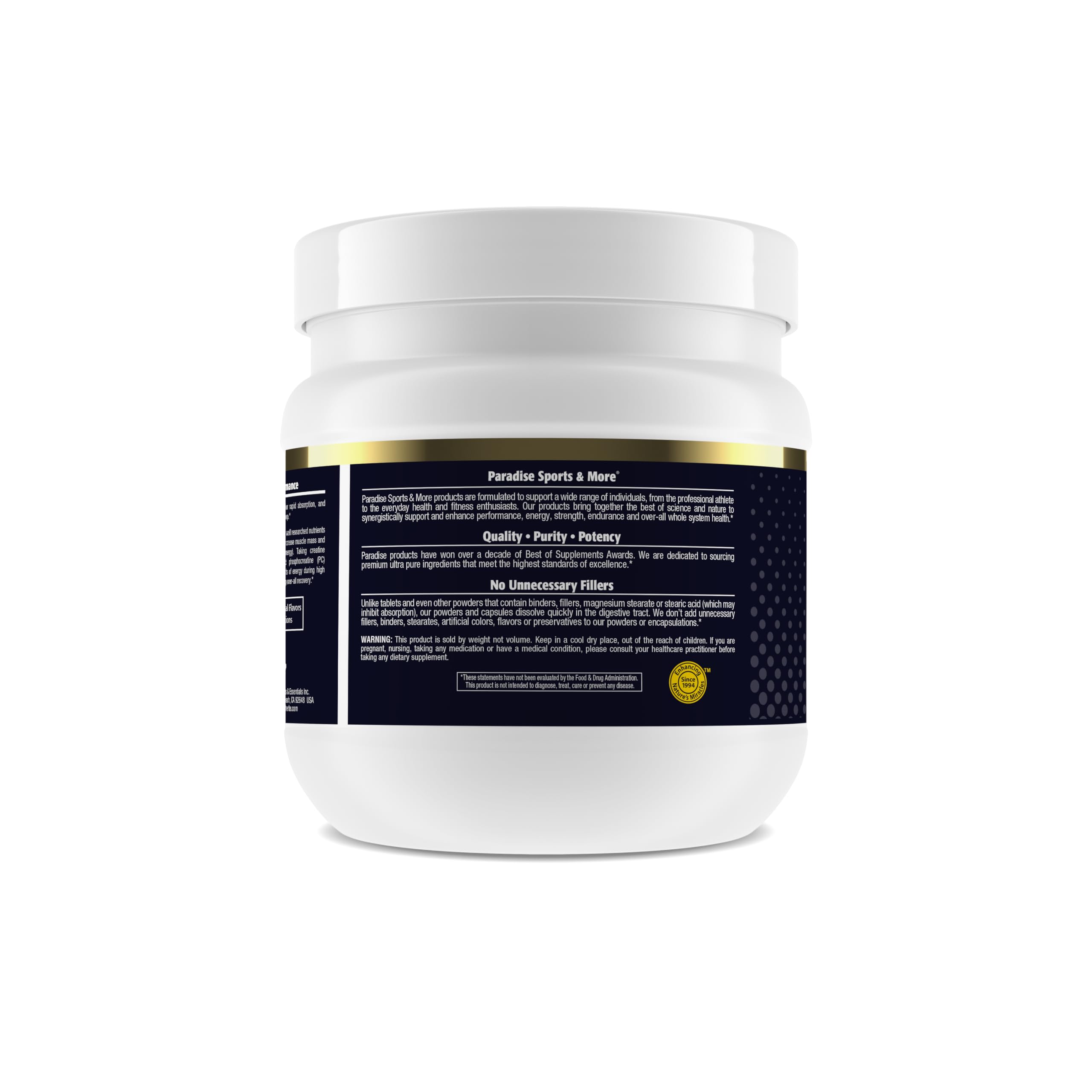 Athlete using Paradise Creatine Monohydrate Powder