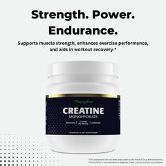 Paradise Creatine Monohydrate Powder 500 g back view