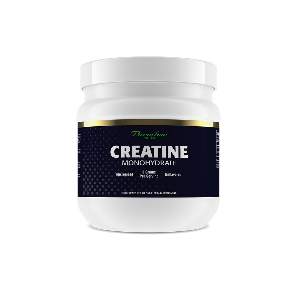 Paradise Creatine Monohydrate Powder 500 g front view