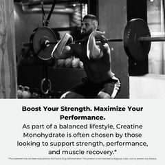 Label for Paradise Creatine Monohydrate Powder 500 g