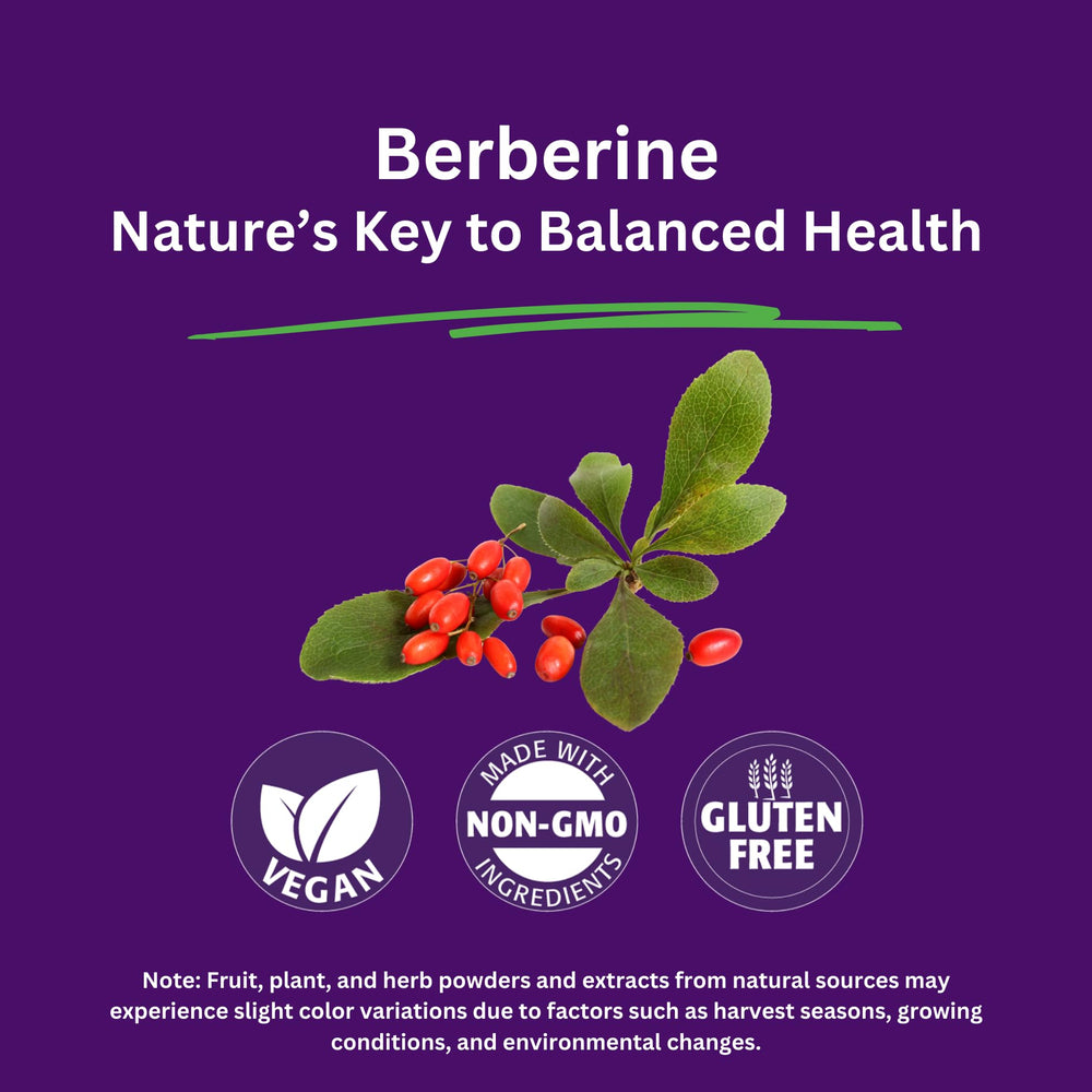 Ingredients list for Paradise Herbs Berberine Extract