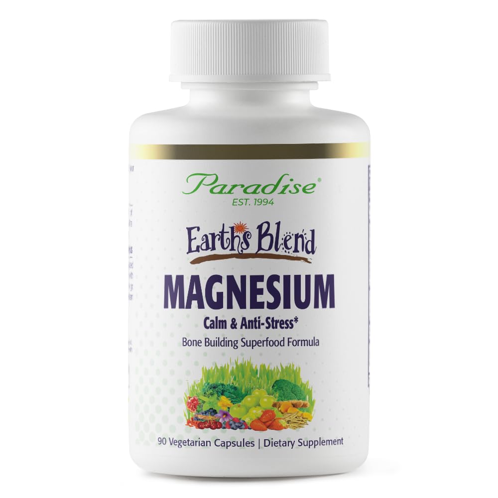 Paradise Herbs Earth's Blend Magnesium Supplement bottle