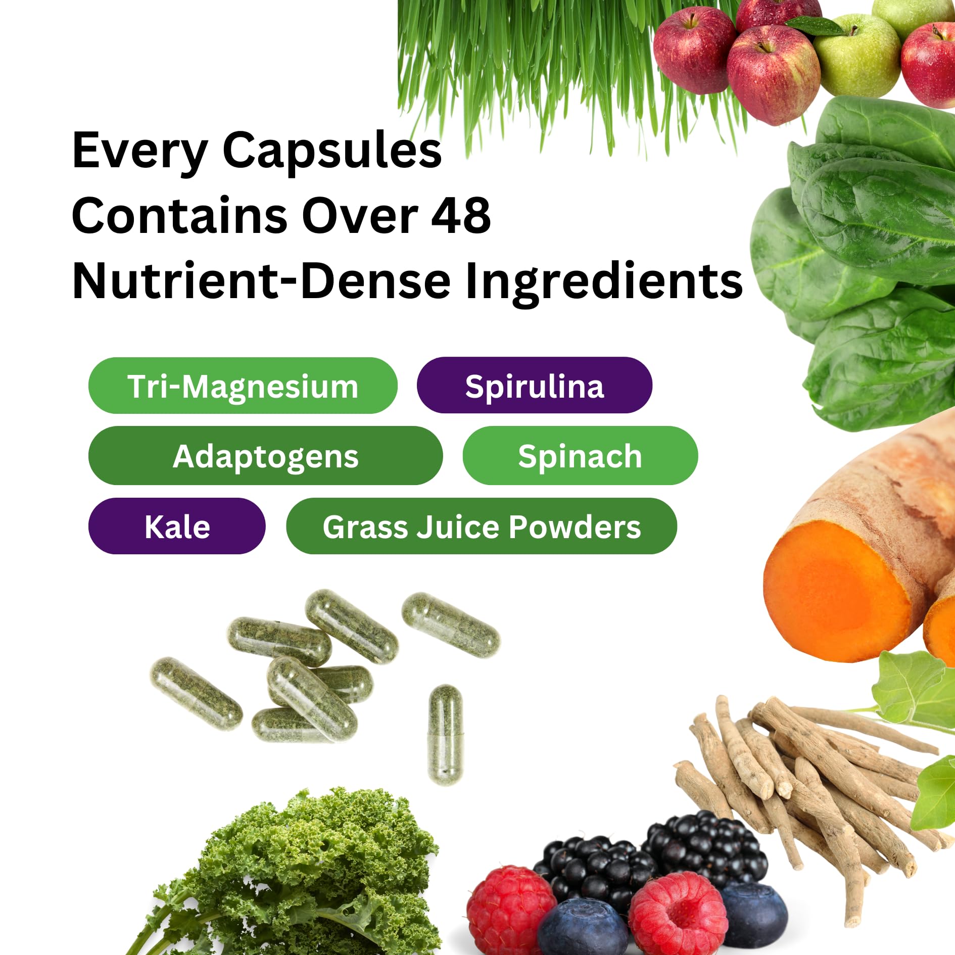 Close-up of magnesium supplement capsules