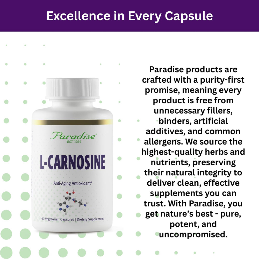 Serving directions for L-Carnosine capsules