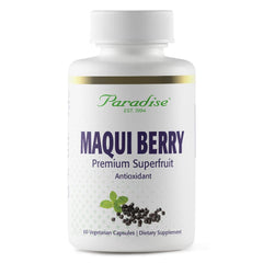 Paradise Herbs Maqui Berry Extract bottle with label