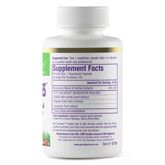 Close-up of Vital Treasures bottle label