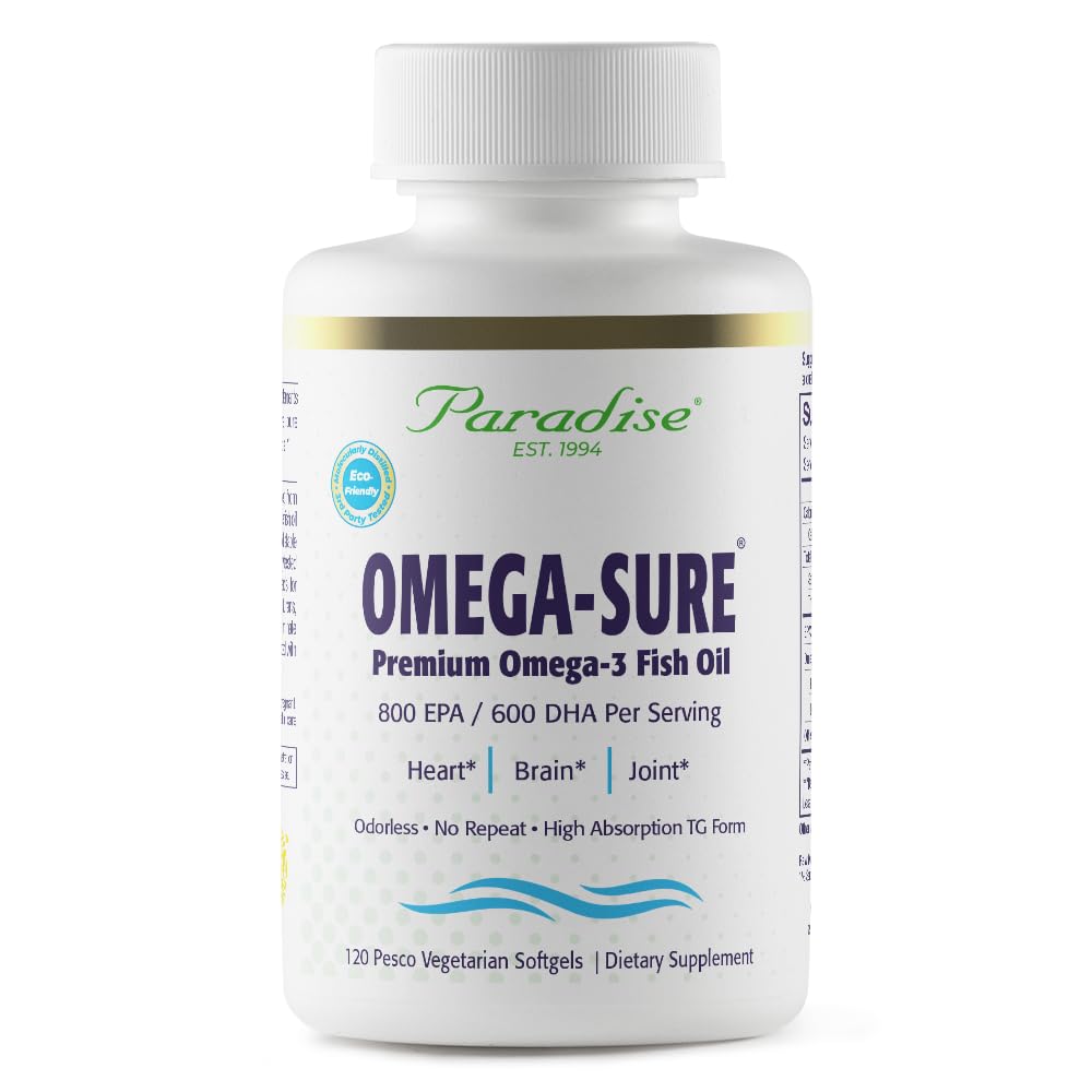 Sustainably sourced EPAX fish oil for Paradise Omega-Sure