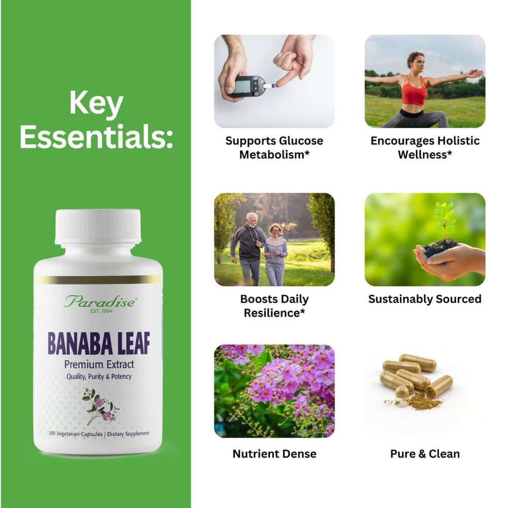 Paradise Herbs Banaba Leaf 12:1 Extract product hero image