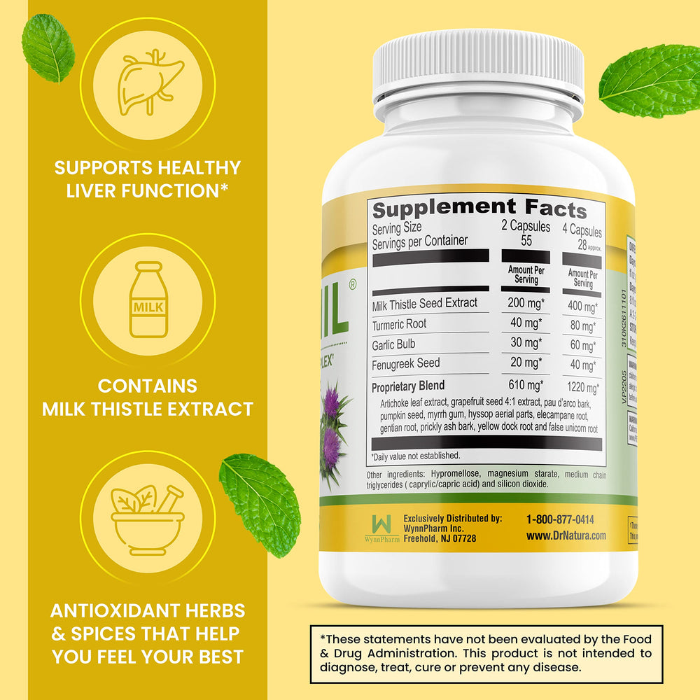 Paranil bottle side view highlighting the 17-herb complex