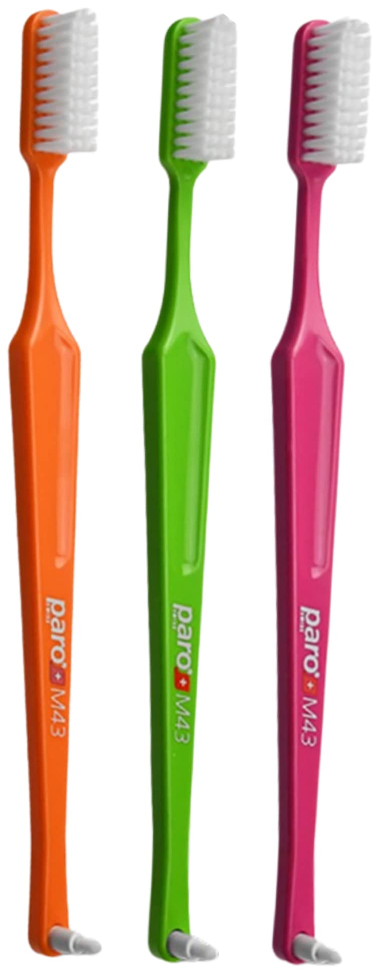 Paro M43 Toothbrush with compact head and 4 rows of 43 tufts