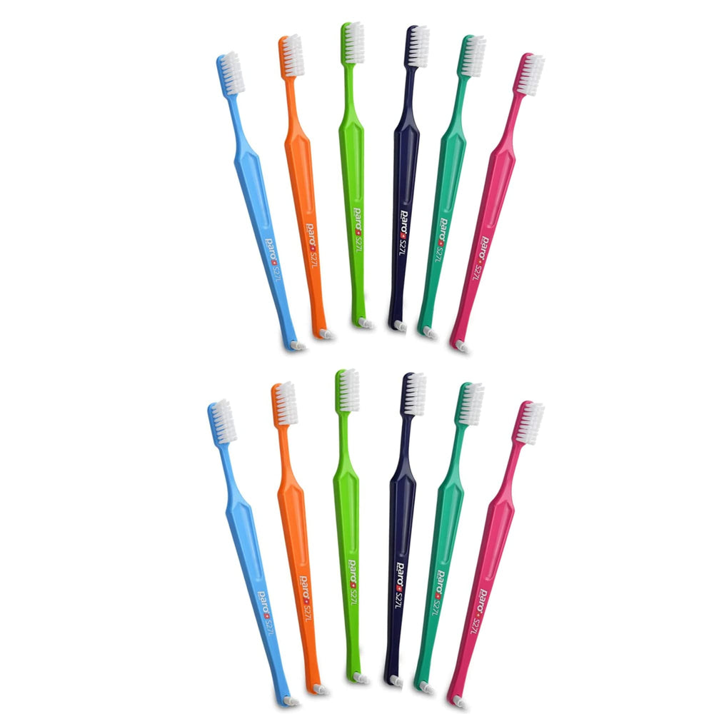 Paro S27L toothbrush with small head and soft bristles