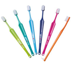 Paro S39 toothbrush with soft bristles and ergonomic handle