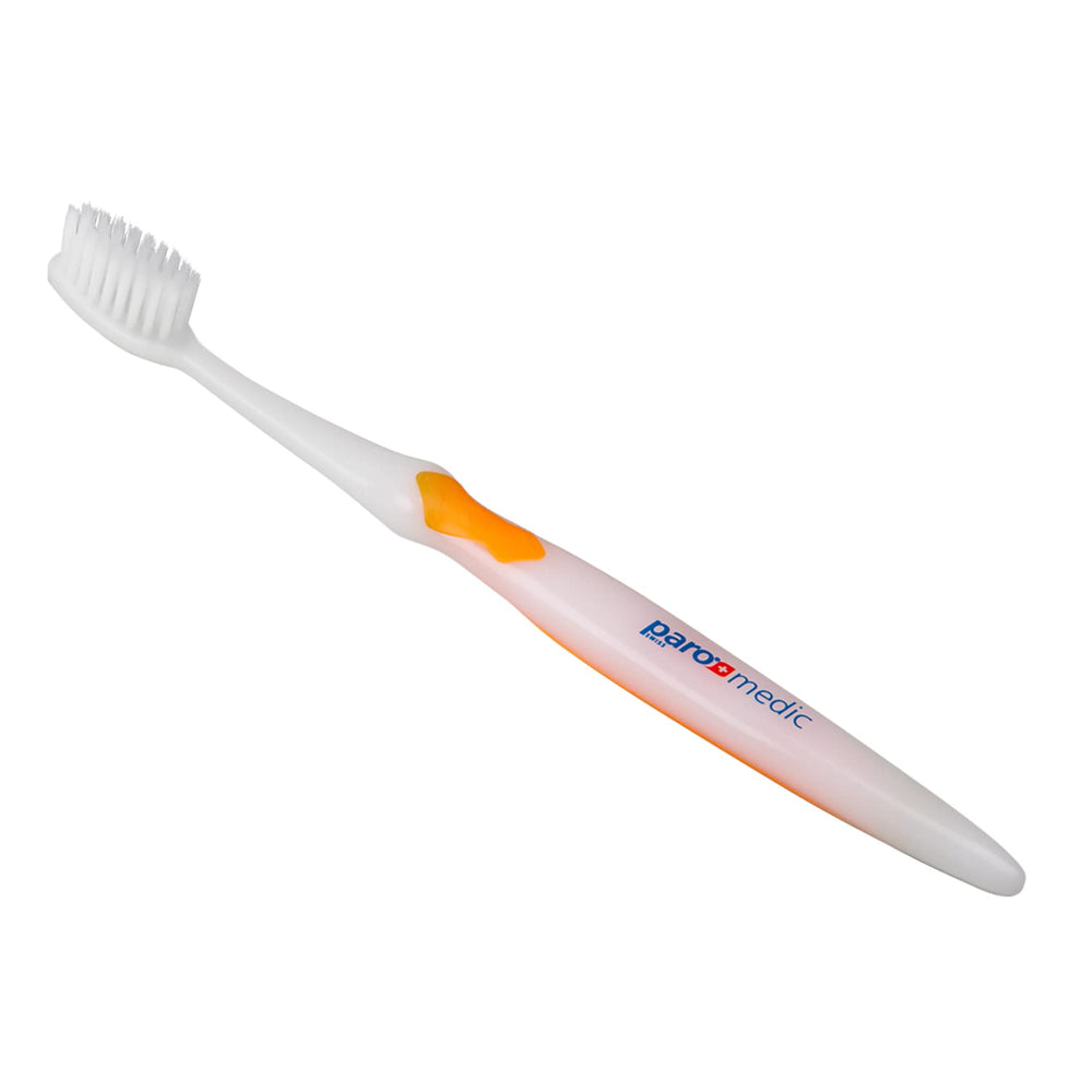 Six-pack Paro Medic toothbrush in multi-color packaging