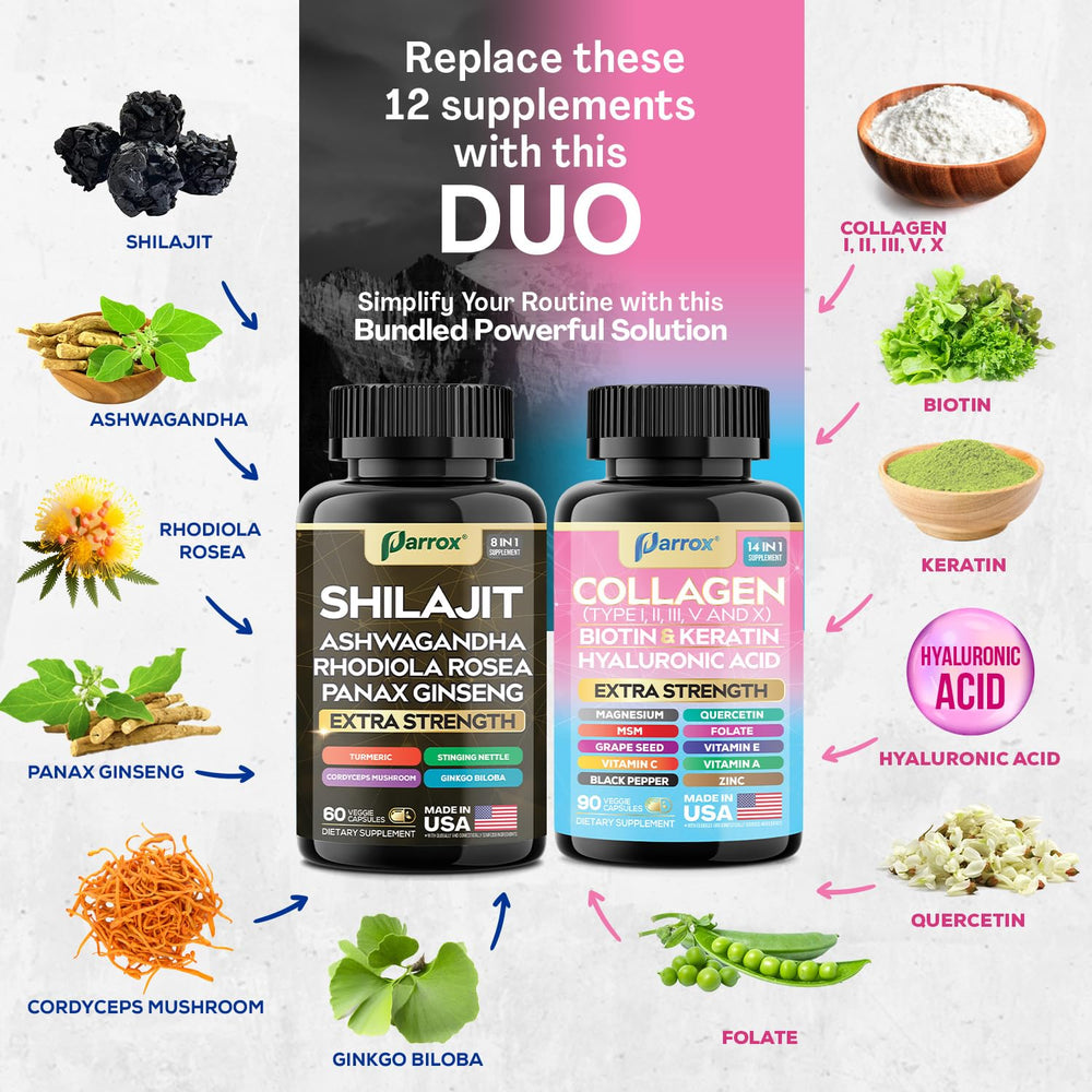 Collagen 14-in-1 capsule featuring Hyaluronic Acid, Keratin, and Zinc