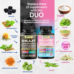 Collagen 14-in-1 capsule featuring Hyaluronic Acid, Keratin, and Zinc