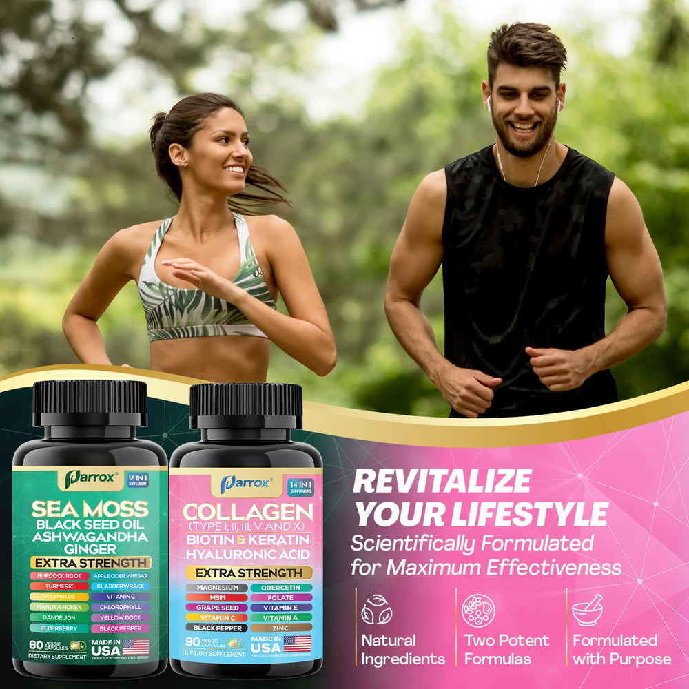 Botanical Sea Moss, Dandelion, Ginger capsules