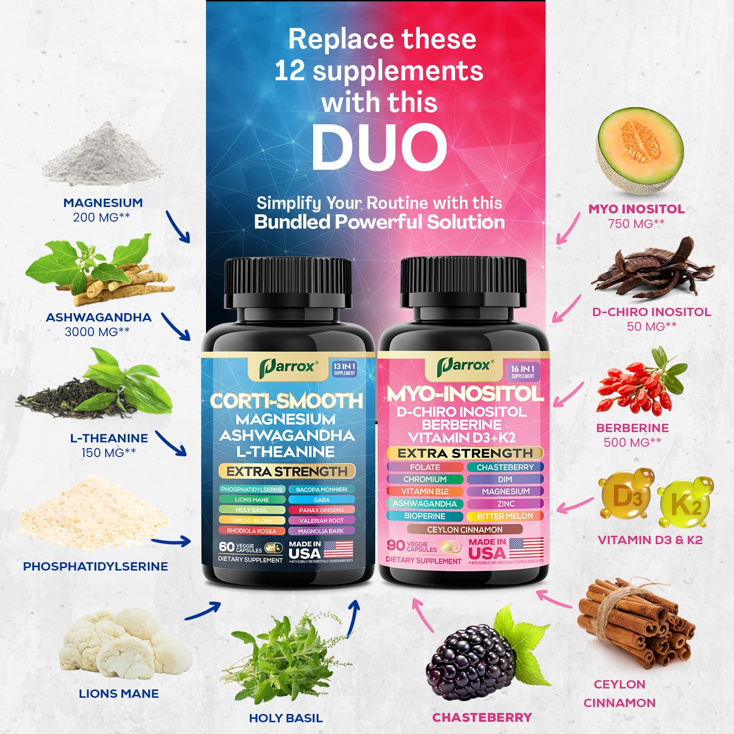 Myo-Inositol 16-in-1 complex ingredients overview