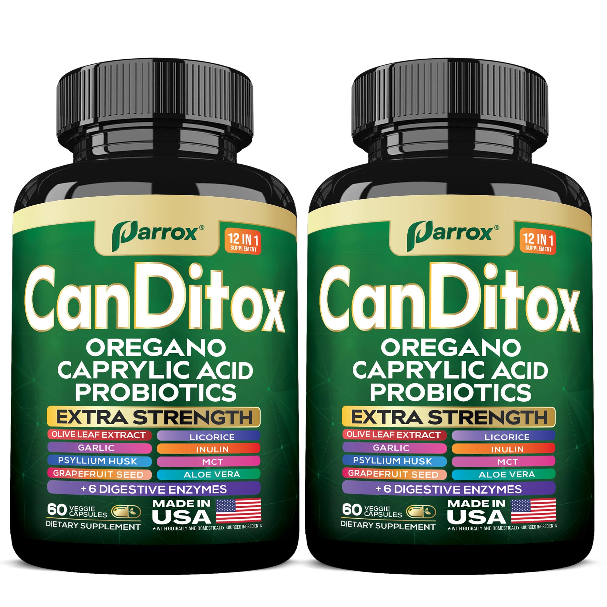 Parrox CanDitox capsules bottle front view