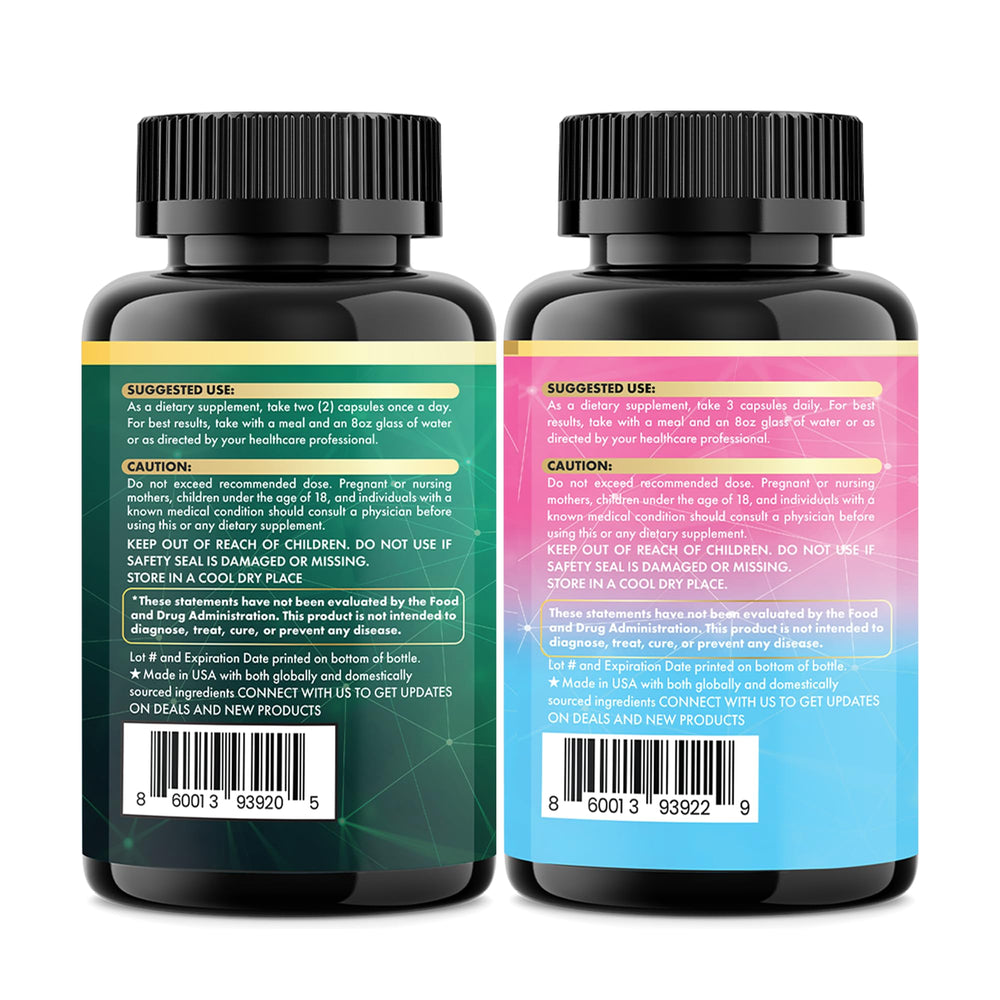 Collagen formula with MSM and vitamins illustration