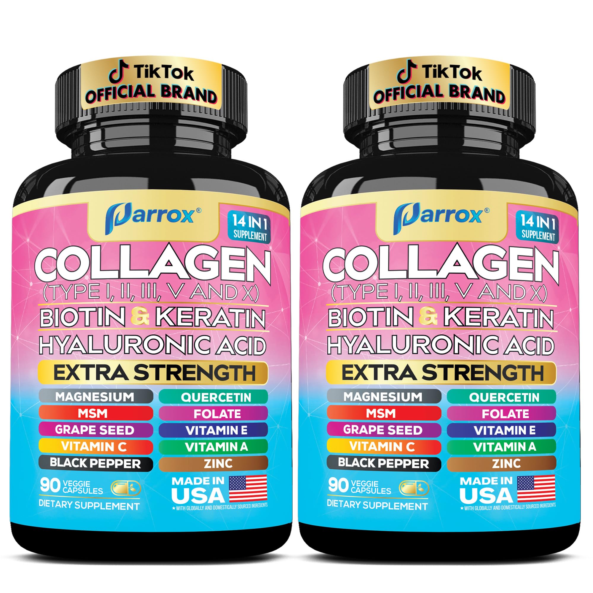 Parrox Collagen 2-Pack front view bottle