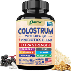 Parrox Colostrum Capsules bottle with 60 capsules