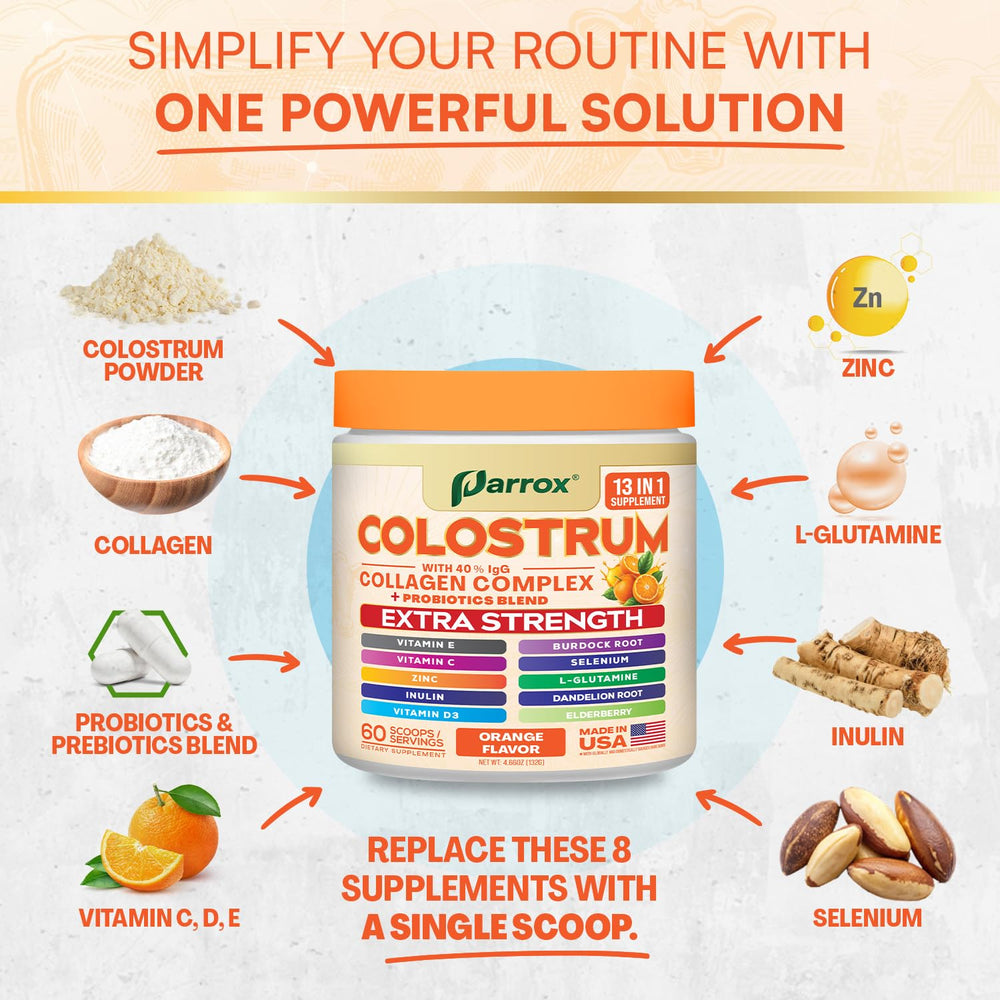 L-Glutamine in Parrox Colostrum Powder