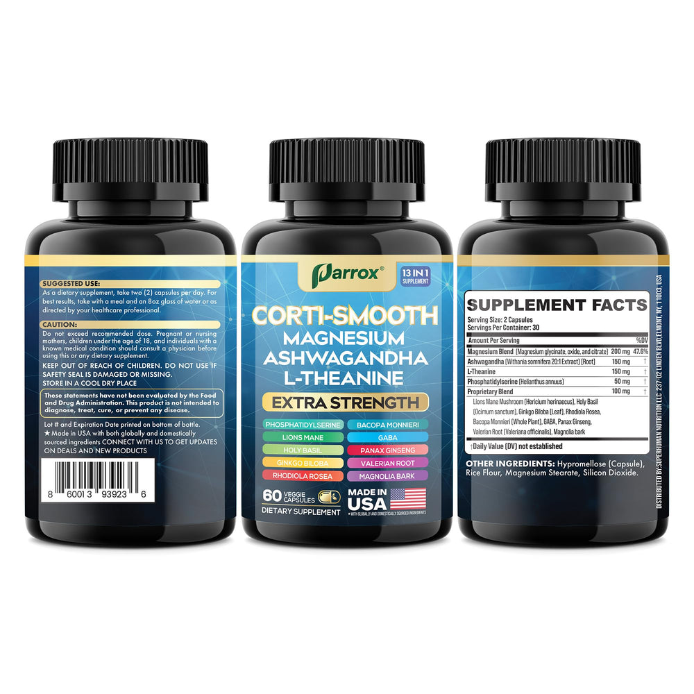 Lifestyle image with wellness routine and Parrox Corti-Smooth