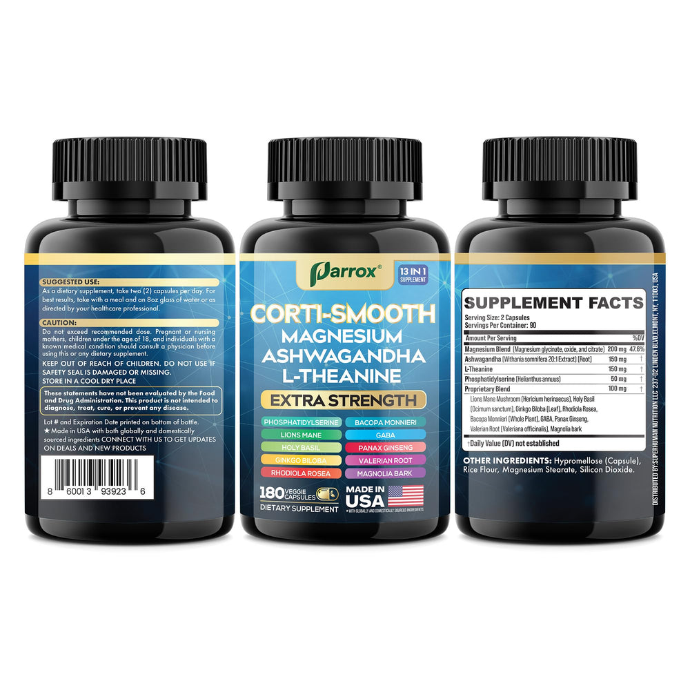 Close-up of Parrox Corti-Smooth capsules