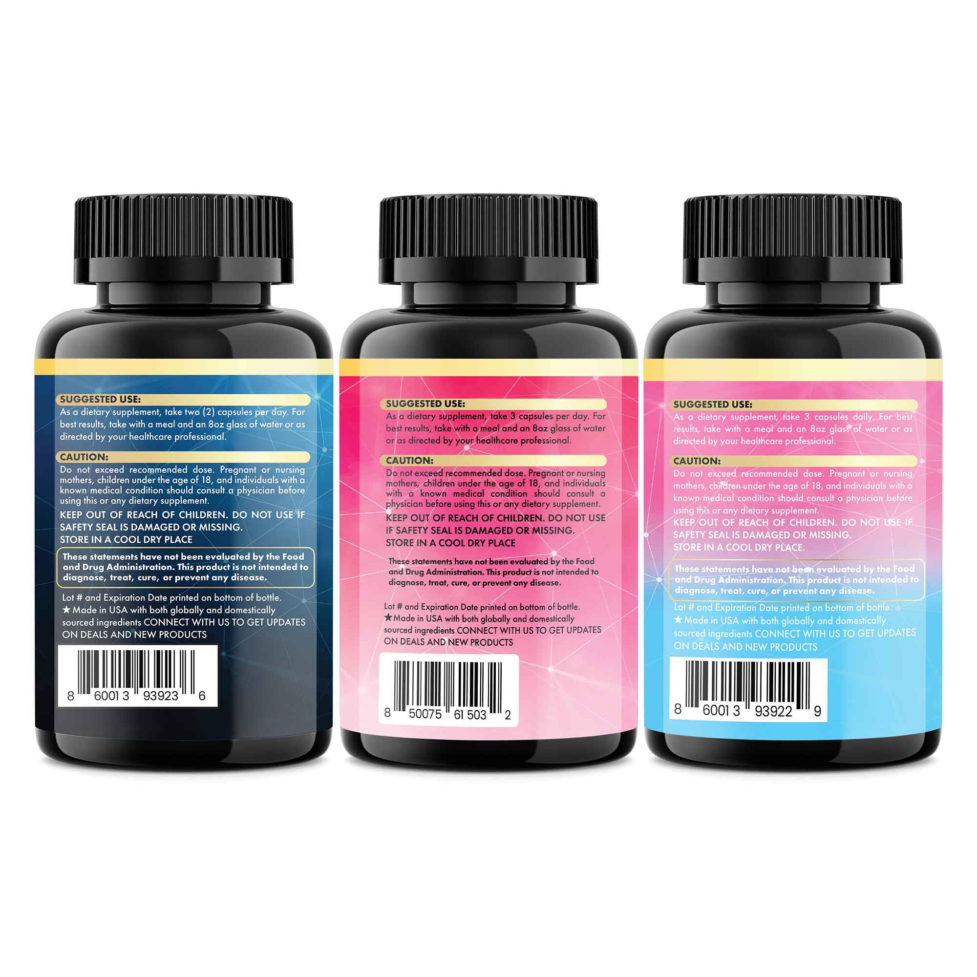 Cortisol support with magnesium blends