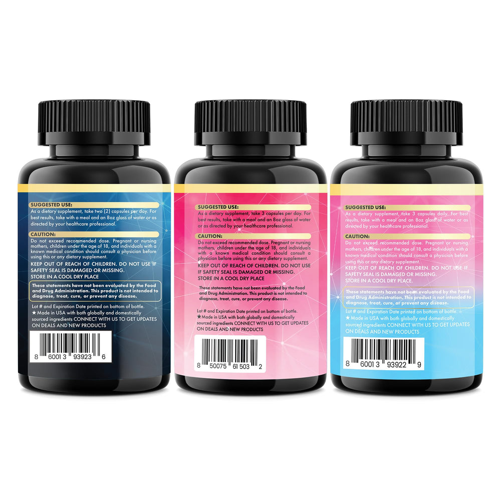 Cortisol support with magnesium blends