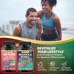 Ginger formula capsules (60) in bottle