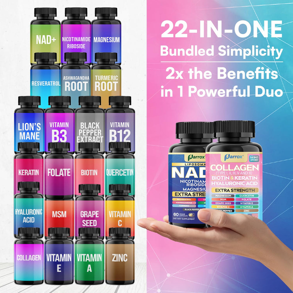 Biotin and Keratin for hair and nails in the set