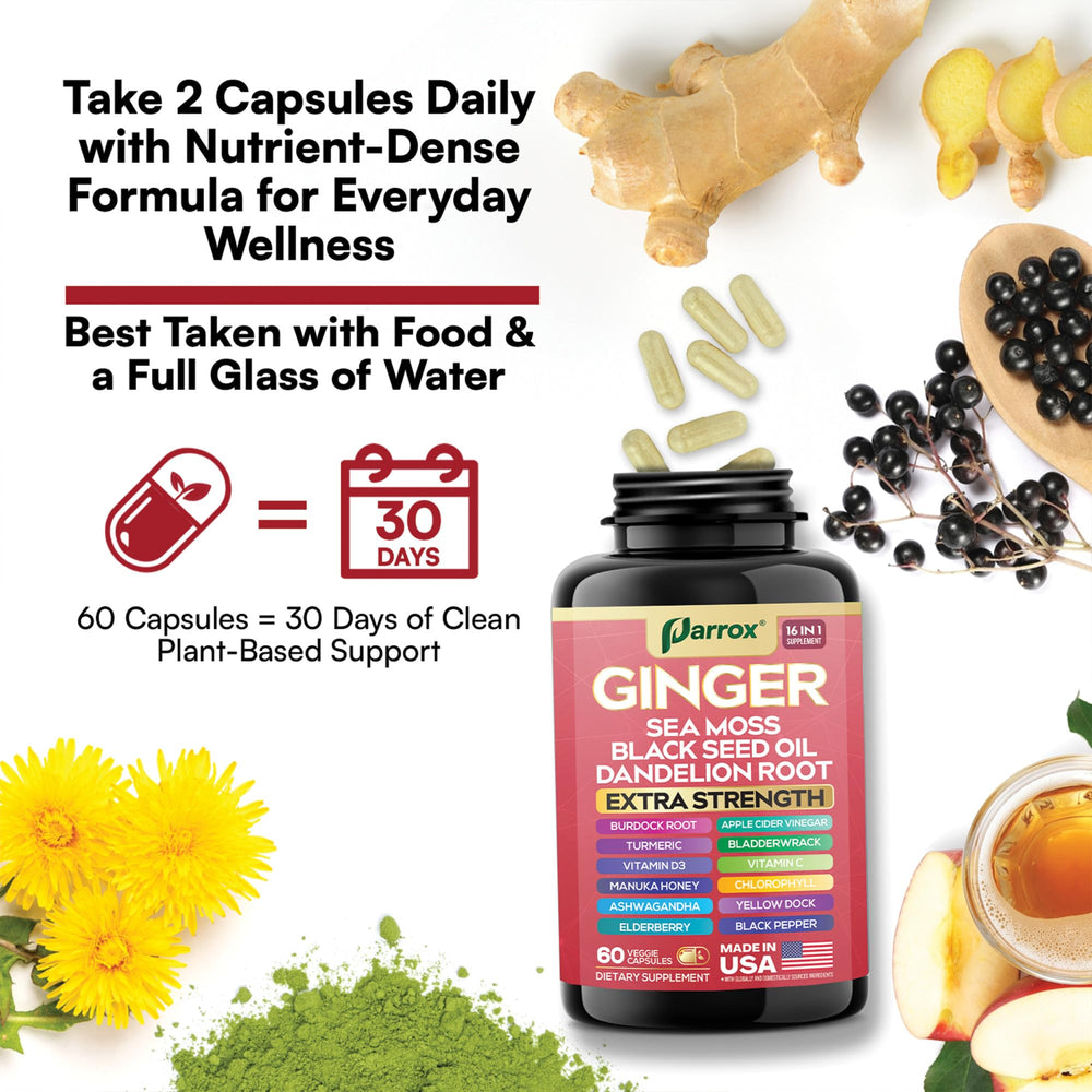 Parrox lifestyle shot on kitchen counter suggesting daily routine support benefit