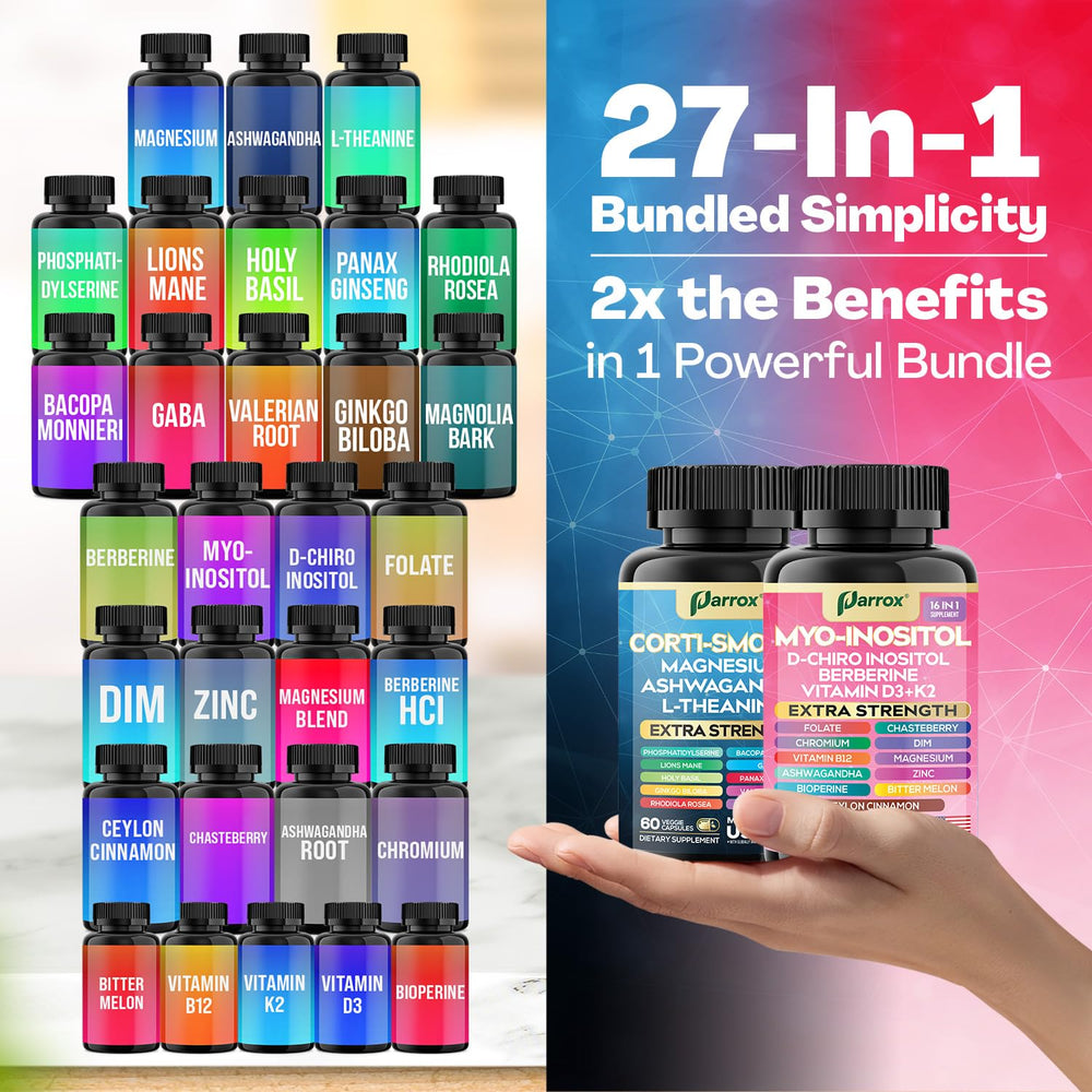 Magnesium and Zinc capsules for daily calm