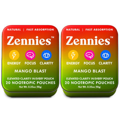 Parrox Mango Blast energy pouch pack ready for on-the-go focus