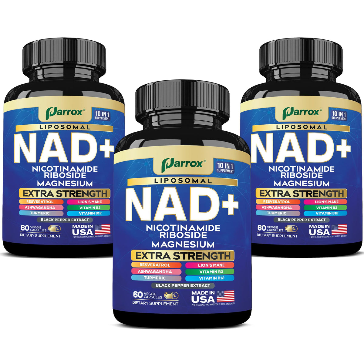 Parrox NAD+ liposomal NAD+ close-up