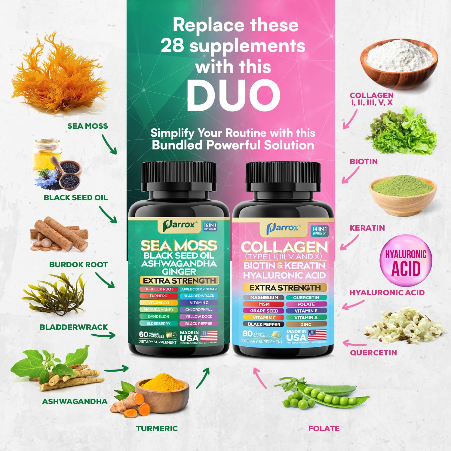 Collagen 14-in-1 component image for Parrox bundle