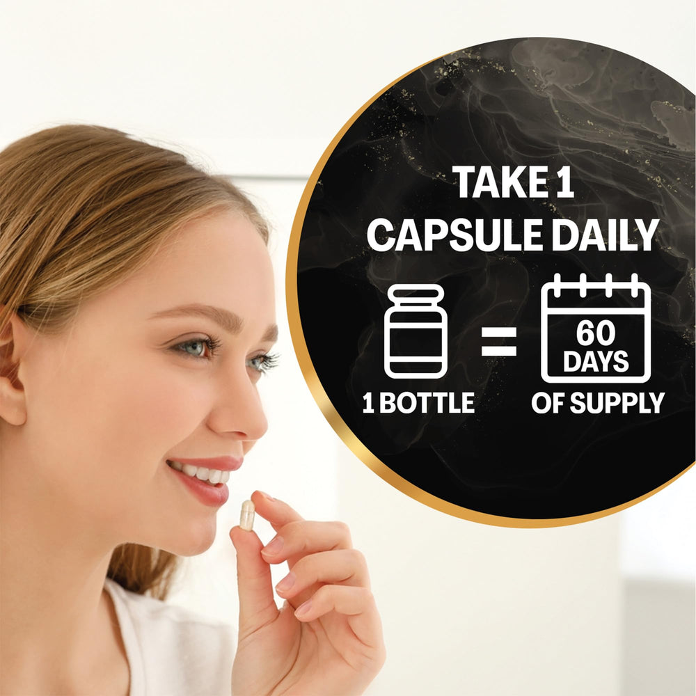 Bottle with packaging and product information