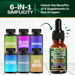 Ashwagandha root and Moringa leaves with bottle