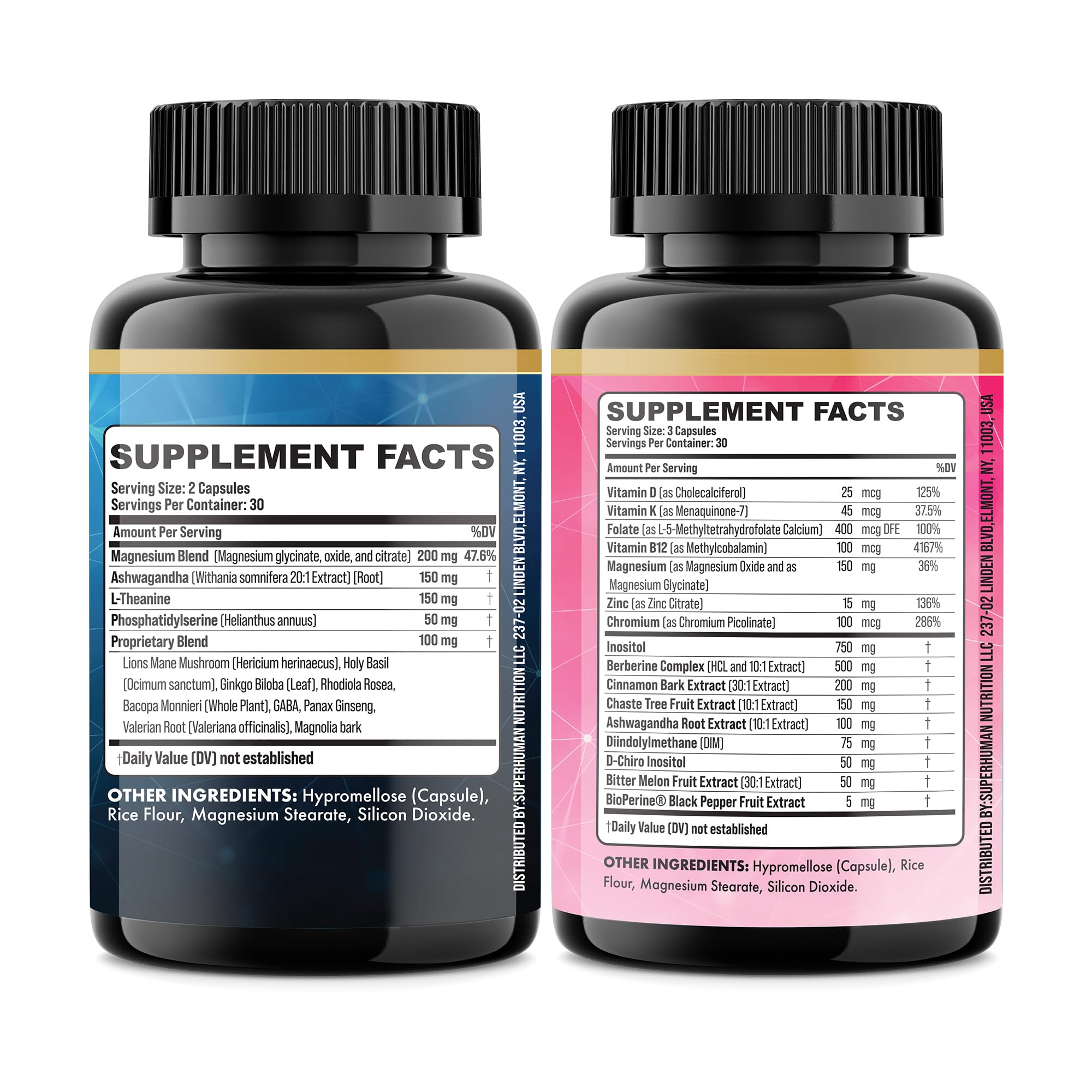 Made in the USA GMP-certified facility label on Parrox packaging