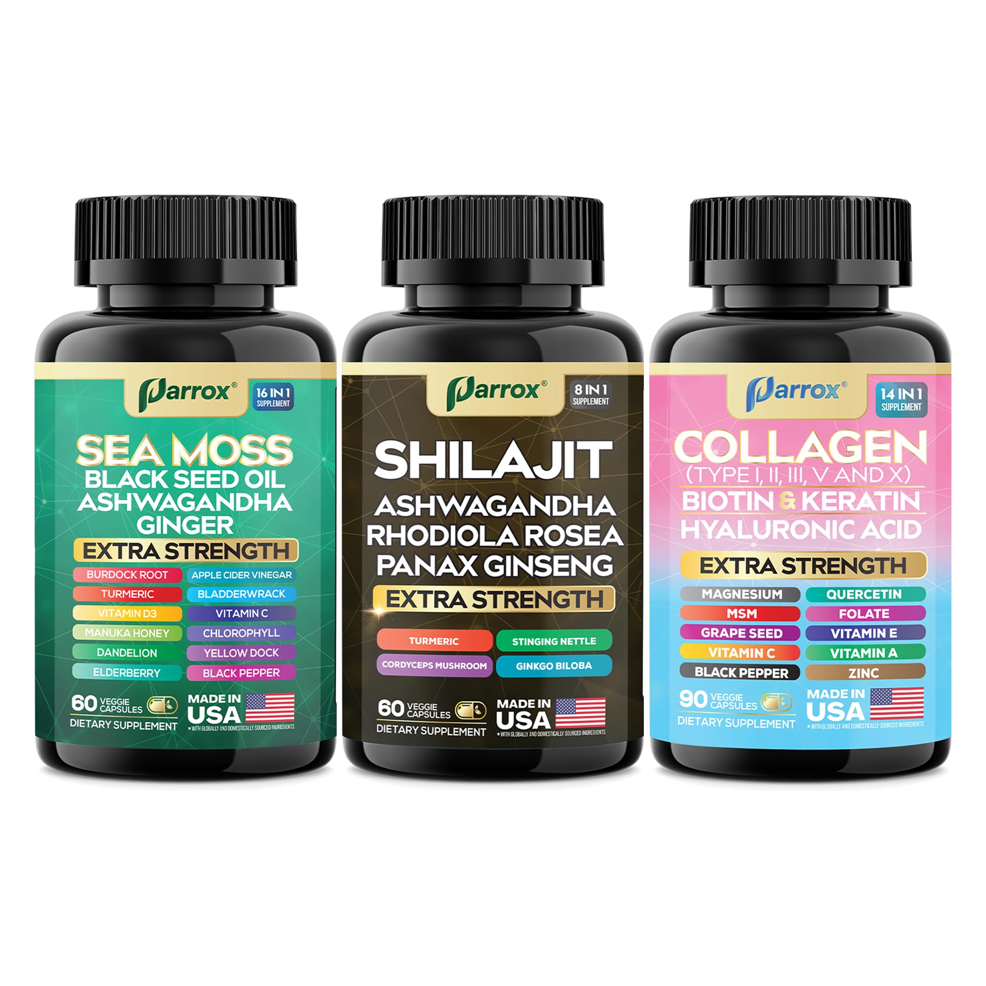 Collagen capsules with hyaluronic acid text