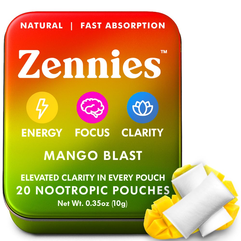 Parrox Zennies Mango Blast pack shows convenient nootropics with clean energy and focus potential.