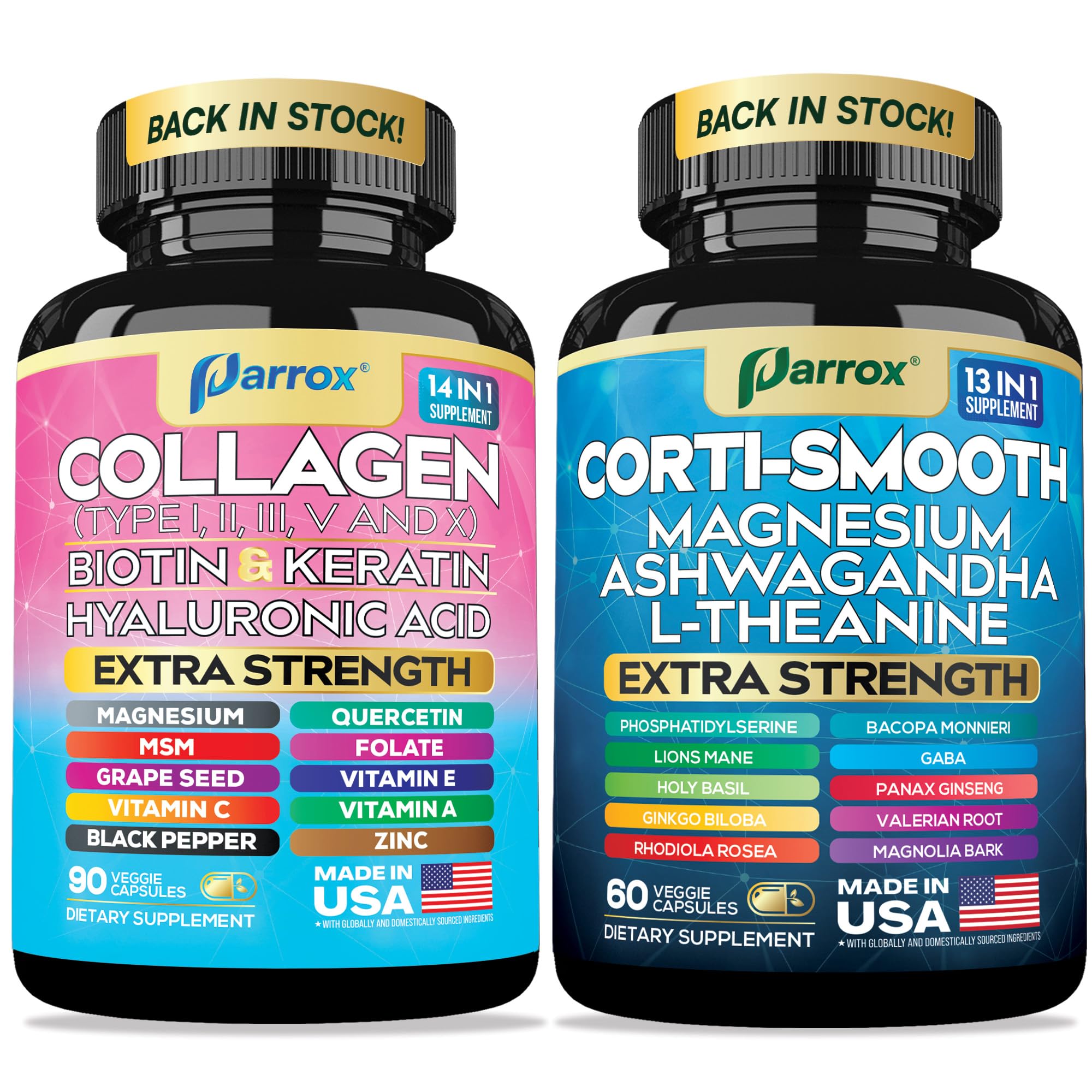 Parrox Shining Serenity Set dual bottles front view