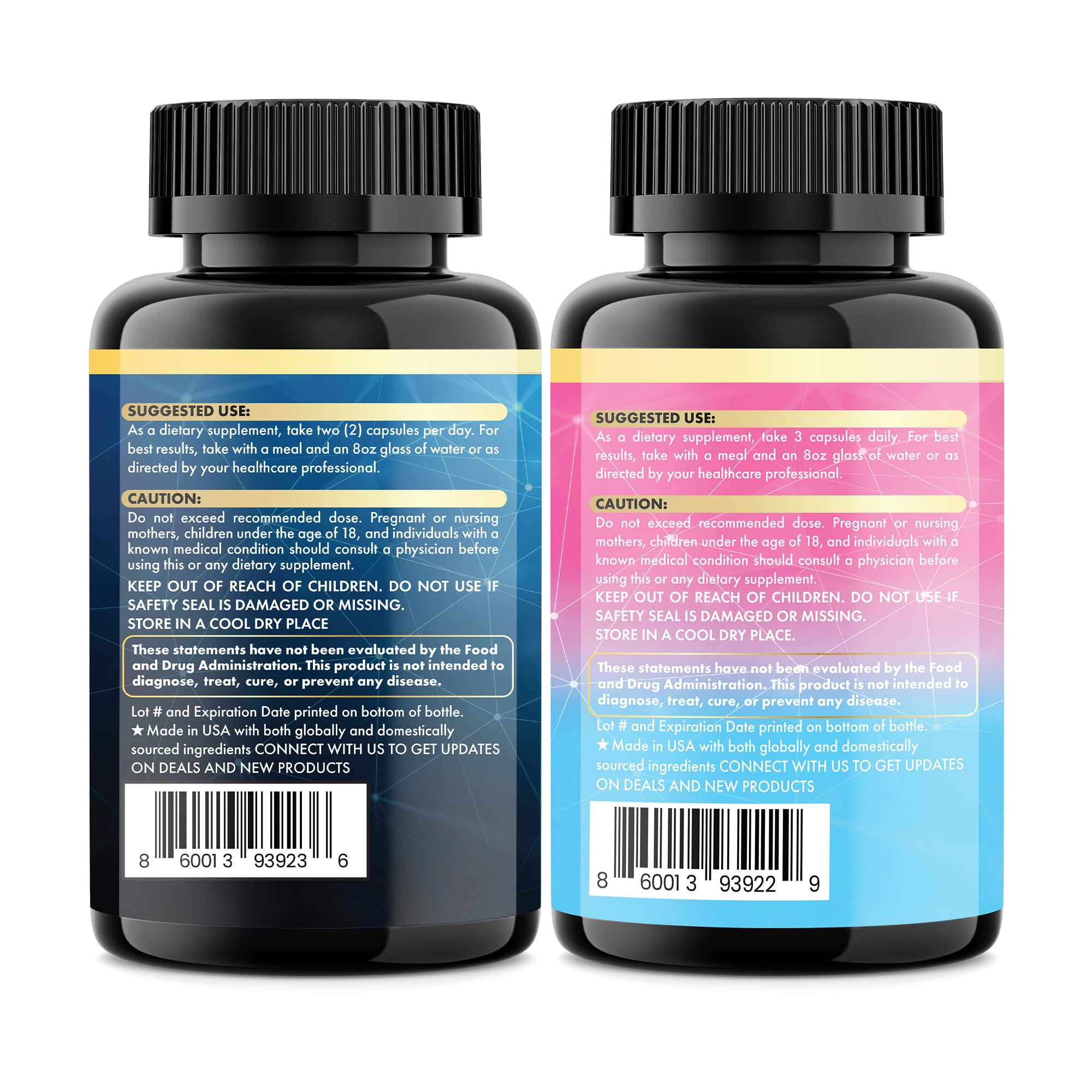 Wellness lifestyle scene with water, capsules, and calm aesthetics