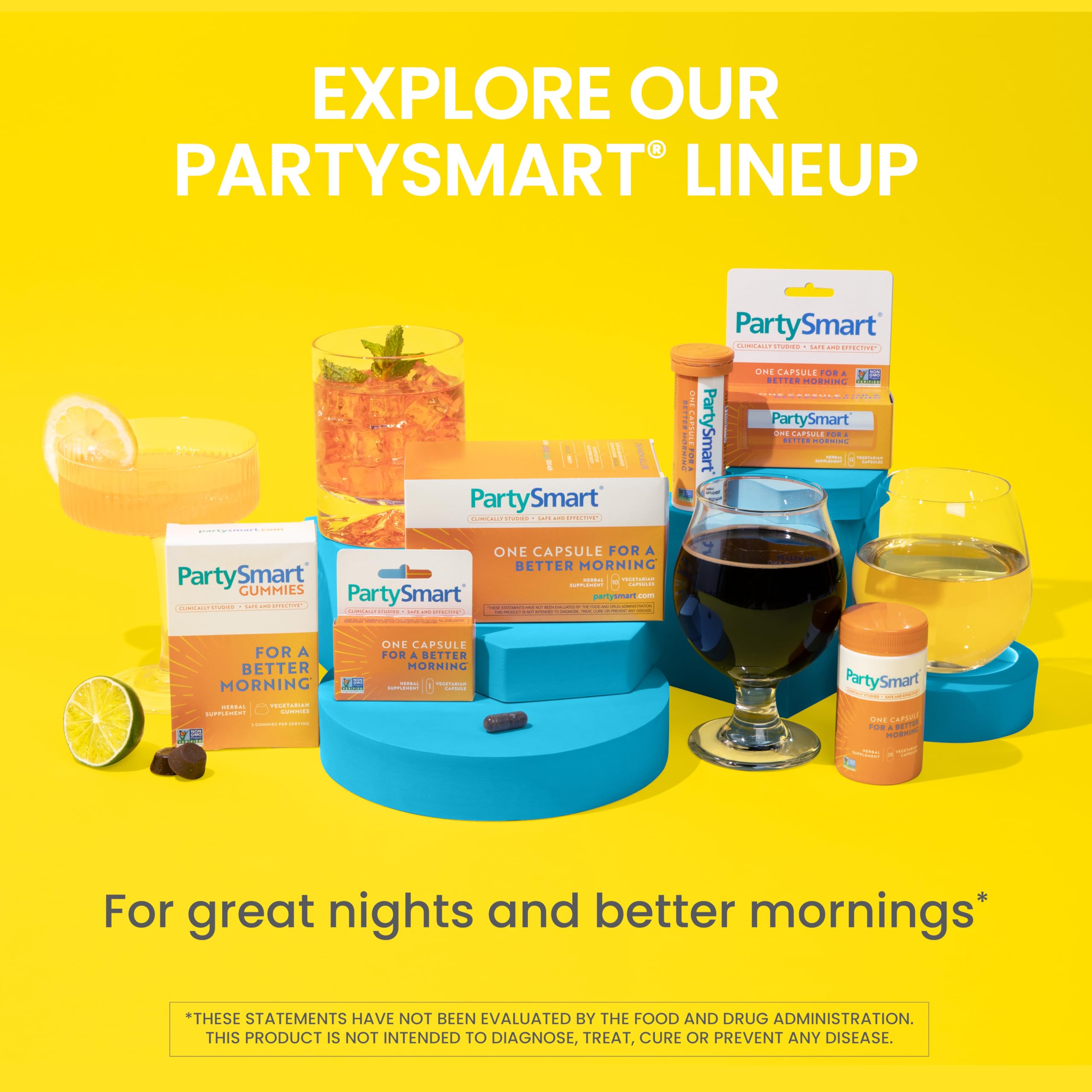 Night-out usage with PartySmart after drinking