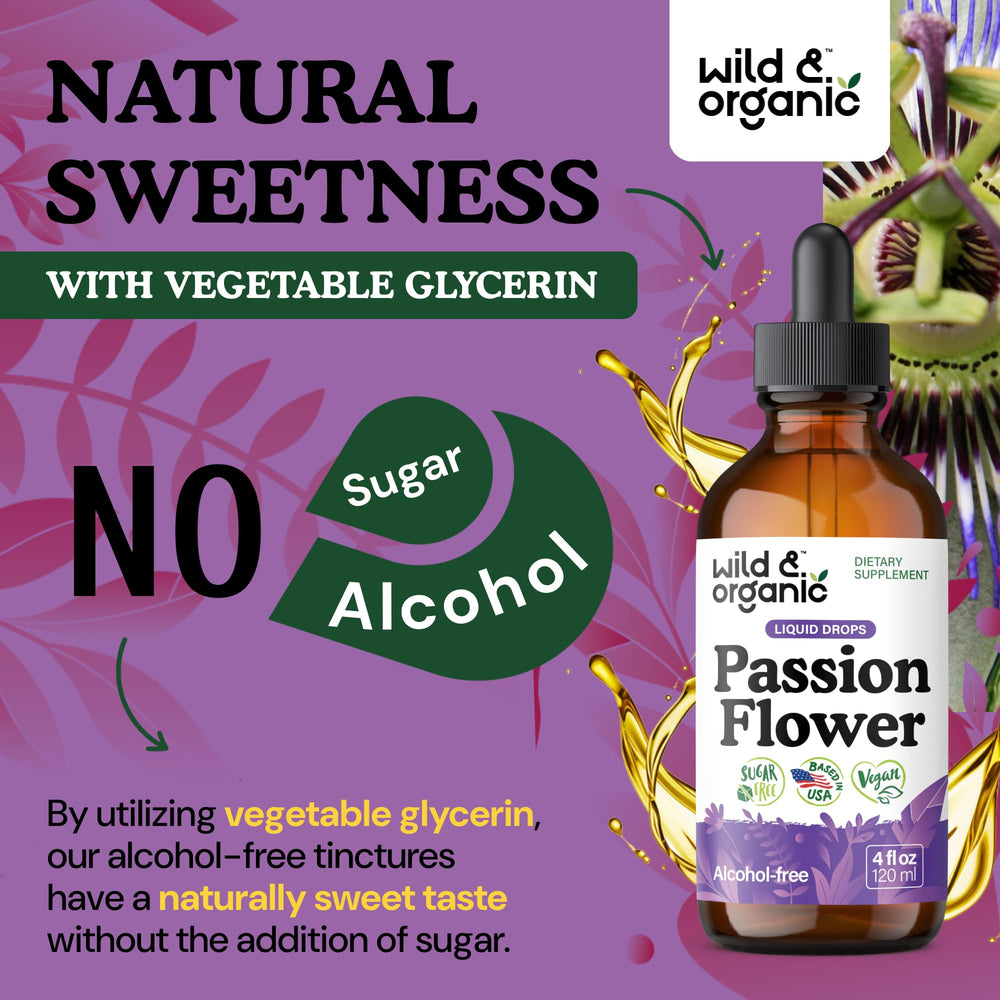 Dropper dispensing passion flower tincture