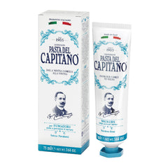 Pasta del Capitano 1905 Smokers toothpaste packaging and tube