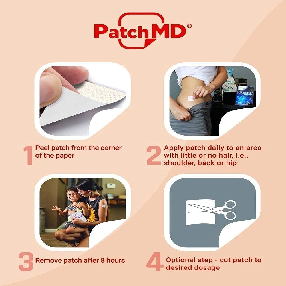 Close-up of PatchMD Biotin Plus Patch